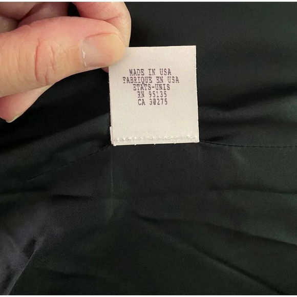 Lafayette 148 New York Black Open Front Wool Blazer Career Jacket Size 8 - Picture 11 of 11